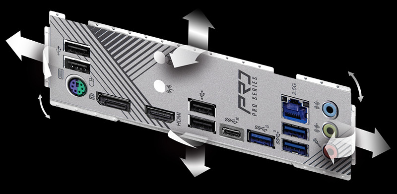 Flexible Integrated IO Shield